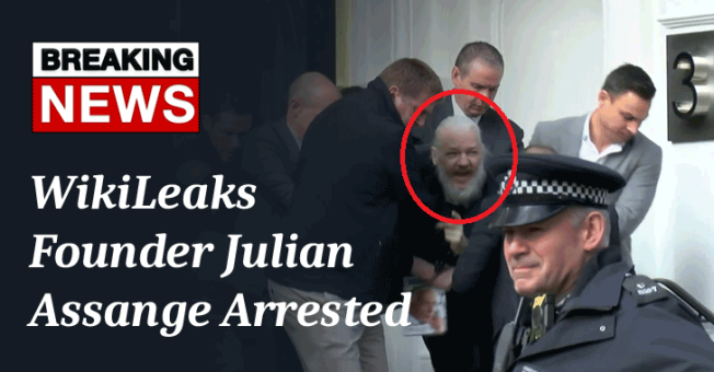 WikiLeaks founder julian assange arrested